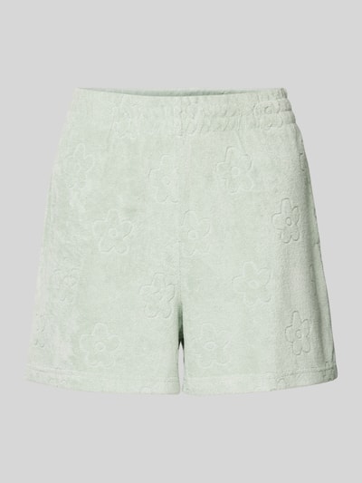 Jake*s Casual Shorts aus Frottee mit floralem Muster Mint 2