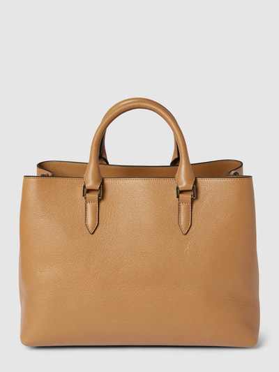 BOSS Handtasche mit Label-Applikation Modell 'Alyce' Camel 4