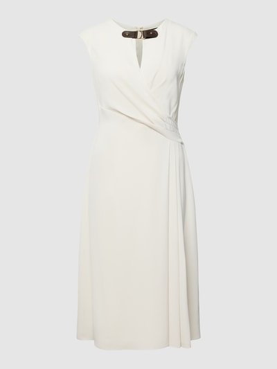 Lauren Ralph Lauren Midikleid in Wickel-Optik Modell 'KAYTLIN' Offwhite 2