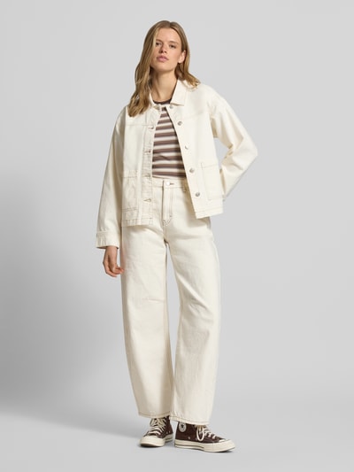 Topshop Barrel Fit Jeans Modell 'ALMA' Offwhite 1