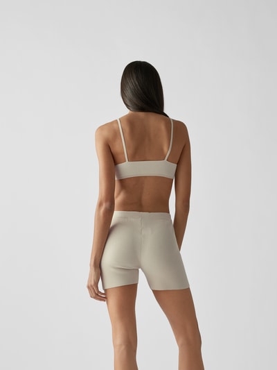 Jacquemus Bustier mit Strickmuster Beige 5