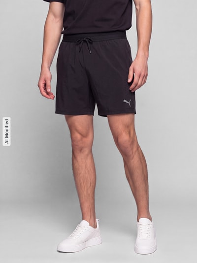 PUMA Performance Regular Fit Sportshorts mit Logo-Print Modell 'M PWRMODE 5' Black 2