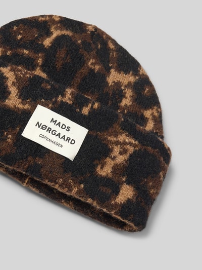 MADS NØRGAARD Muts van scheerwolmix, model 'Tosca Anuska' Donkerbruin - 2