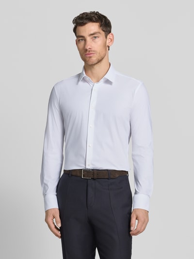 BOSS Slim Fit Businesshemd mit Kentkragen Modell 'P-HANK-S' Weiss 4