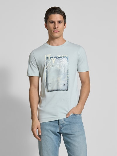 Tom Tailor Denim Regular Fit T-Shirt aus reiner Baumwolle Mint 4