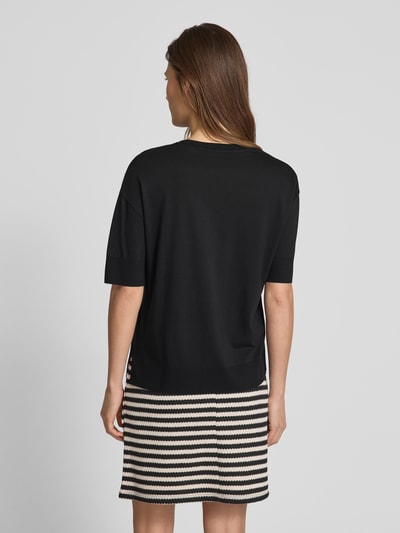 Windsor T-Shirt mit Label-Applikation Black 5