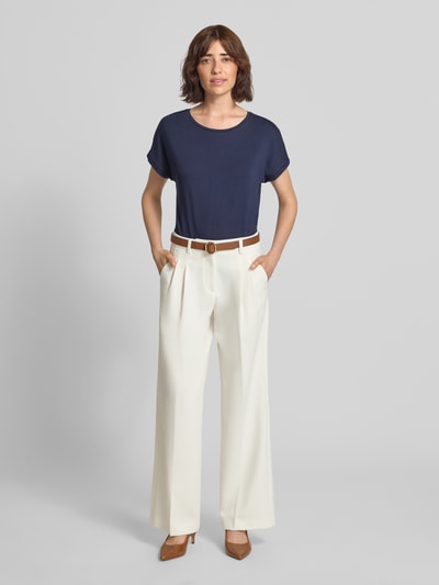 Christian Berg Woman T-Shirt aus Viskose-Mix mit Rundhalsausschnitt Dunkelblau 1