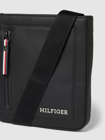 Tommy Hilfiger Umhängetasche mit Label-Schriftzug Modell 'PIQUE MINI' Black 3