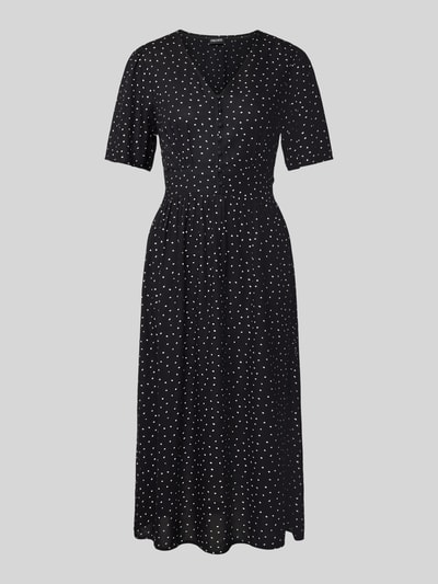 PIECES Tailliertes Freizeitkleid aus reiner Viskose Modell 'TALA' Metallic Black 2