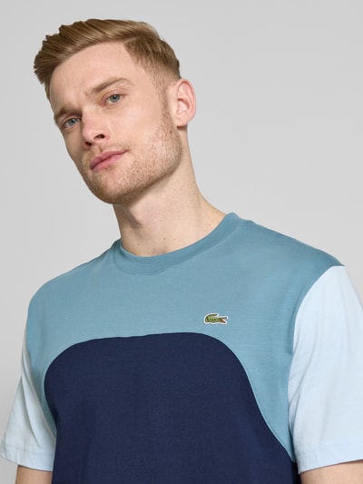 Lacoste T-Shirt mit Label-Detail Blau 3