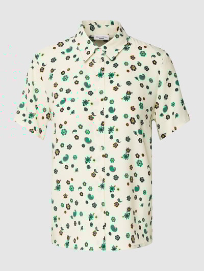 Marc O'Polo Denim Blouse van viscose met all-over print Offwhite - 2