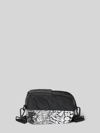 Sprayground Umhängetasche mit Strukturmuster Modell 'HALF GRAFF' Black 2