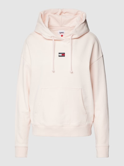 Tommy Jeans Hoodie mit Label-Patch Hellrosa 2