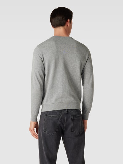 Knowledge Cotton Apparel Sweatshirt met labeldetail Lichtgrijs gemêleerd - 5