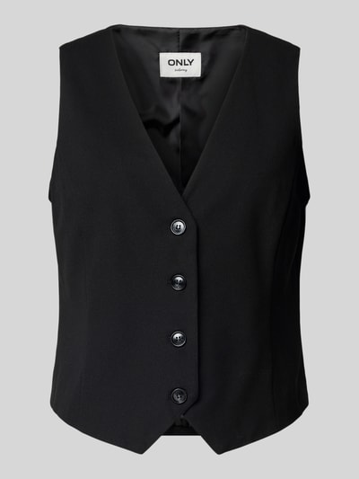 Only Kamizelka garniturowa o kroju slim fit z piki model ‘CHRISTINA’ Czarny 2