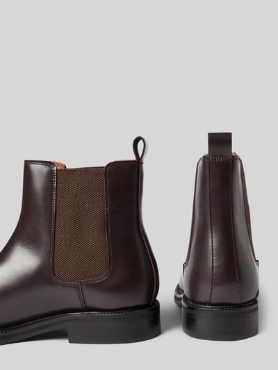 Selected Chelseas aus reinem Rindsleder Modell 'BOBBY' Dunkelbraun 2