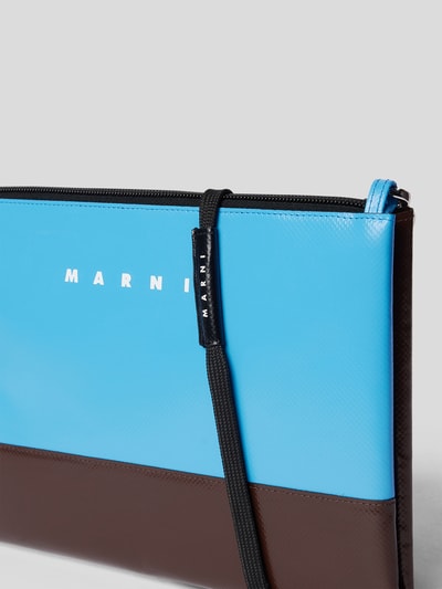 Marni Pochette im Colour-Blocking-Design Tuerkis 3