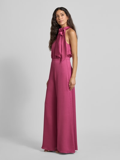 Swing Jumpsuit met opstaande kraag Felroze - 1