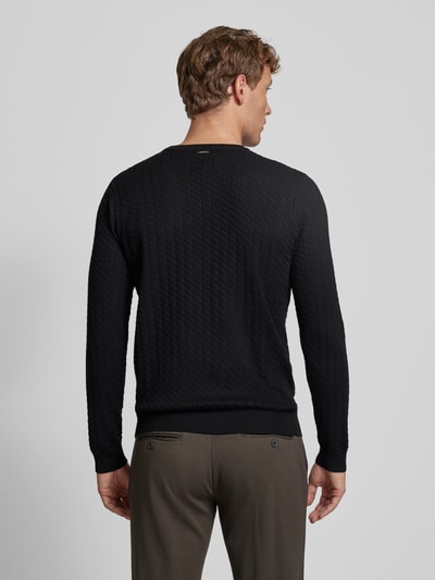 Antony Morato Gebreide pullover met ronde hals Zwart - 5