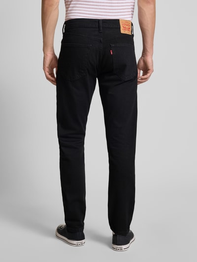 Levi's® Slim fit jeans van katoenmix met logopatch, model '515' Donkerblauw - 5