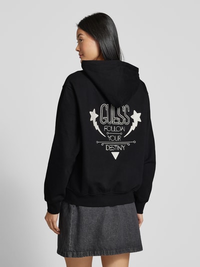 Guess Hoodie mit Kapuze BLACK 5