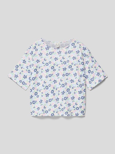 Roxy T-shirt met all-over motief Wit - 1