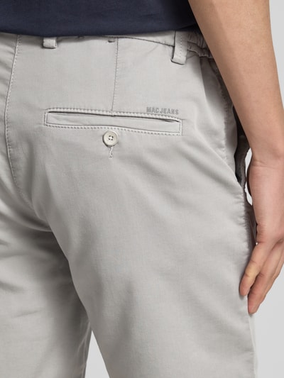 MAC Regular Fit Shorts mit Tunnelzug Hellgrau 3