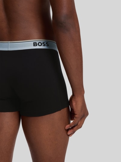 BOSS Trunks aus Baumwoll-Mix im 3er-Pack Modell 'Power' Mittelgrau 6
