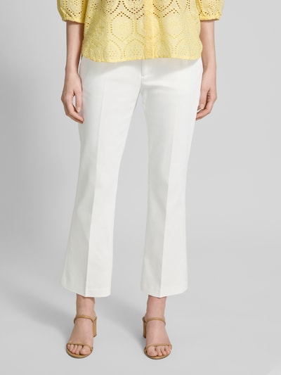 FREE/QUENT Stoffen broek met steekzakken, model 'Isadora' Wit - 4