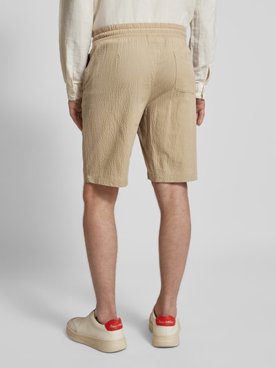 Lindbergh Bermudas mit elastischem Bund Sand 5