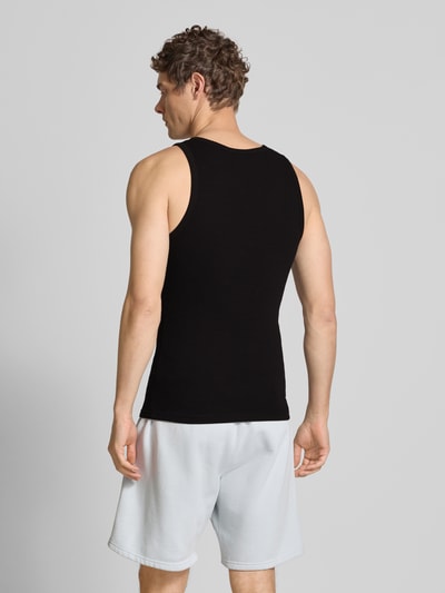 Pegador Tanktop mit Strukturmuster Black 5