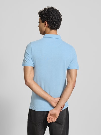 JACK & JONES Slim Fit Poloshirt mit Viskose-Anteil Modell 'Paulos' Hellblau 5