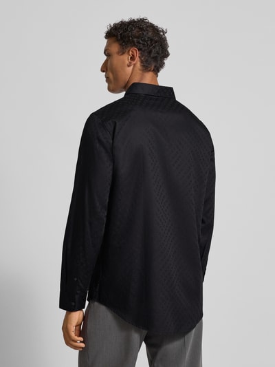 ARMANI EXCHANGE Regular Fit Freizeithemd mit Allover-Logo-Print Black 5
