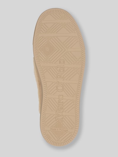 Marc O'Polo Loafers met lamswollen voering van runder suède Taupe - 3