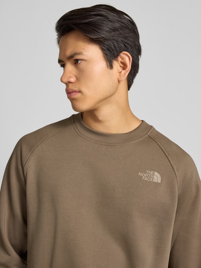The North Face Sweatshirt mit Label-Print Mittelbraun 3