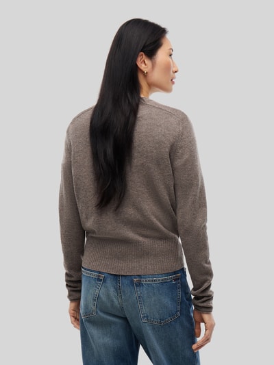 Tommy Hilfiger Slim Fit Pullover aus reiner Wolle Taupe 5