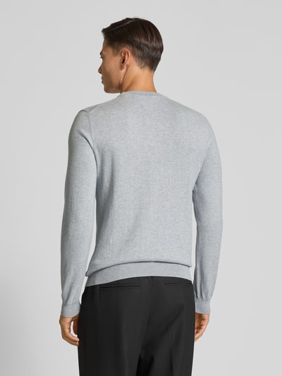 MCNEAL Strickpullover mit Kaschmir-Anteil Mittelgrau Melange 5