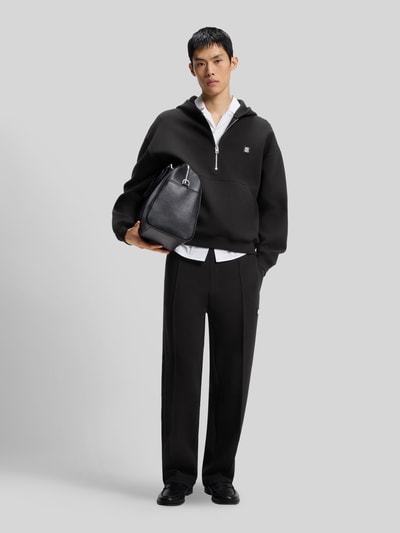 HUGO Regular Fit Sweatpants aus Baumwoll-Mix Modell 'Dabinpant' Black 1