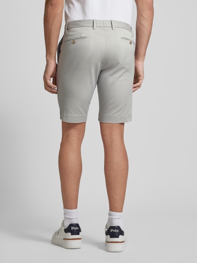 Polo Ralph Lauren Slim Stretch Fit Shorts im unifarbenen Design Hellgrau 5