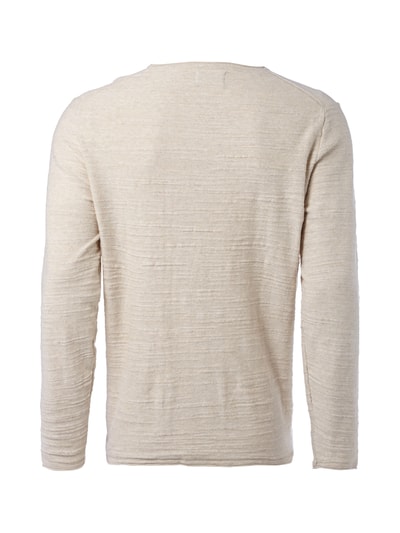 MCNEAL Pullover in melierter Optik Ecru Melange 3