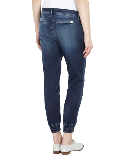 7 For All Mankind - Tapered Fit Stone Washed Jeans Blau 4