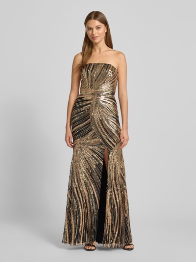 LUXUAR FASHION Sukienka wieczorowa z odkrytymi ramionami Czarny 4