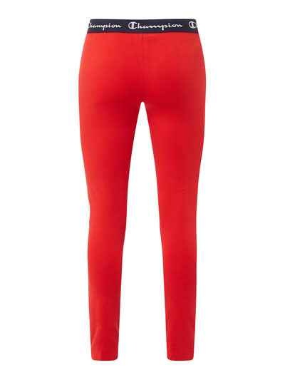 CHAMPION Skinny Fit Leggings mit Logo-Print  Rot 3