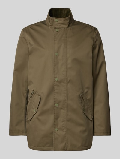 Barbour Jacke mit Pattentaschen Modell 'City Celsea' Oliv 2