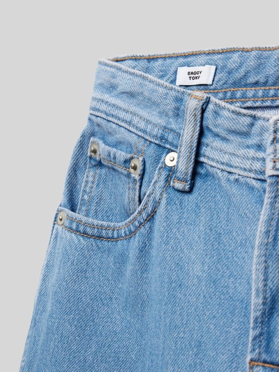 Jack & Jones Regular Fit Jeansshorts im 5-Pocket-Design Modell 'TONY' Hellblau 2