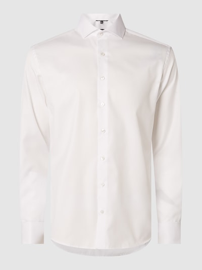 Eterna Koszula biznesowa o kroju regular fit z bawełny Biały 2