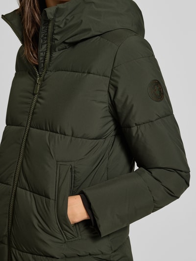SAVE THE DUCK Mantel in Stepp-Optik Modell 'Missy' Oliv 3