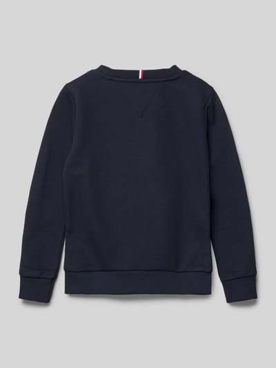 Tommy Hilfiger Kids Sweatshirt met labelprint Marineblauw - 3