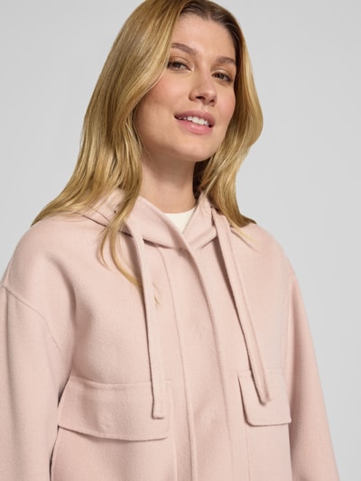 Weekend Max Mara Regular Fit Jacke mit Kapuze aus Woll-Mix Modell 'GARY' Hellrosa 3