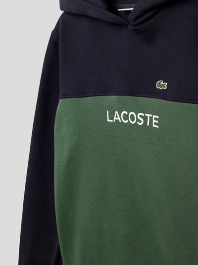 Lacoste Hoodie im Colour-Blocking-Design Dunkelgruen 2